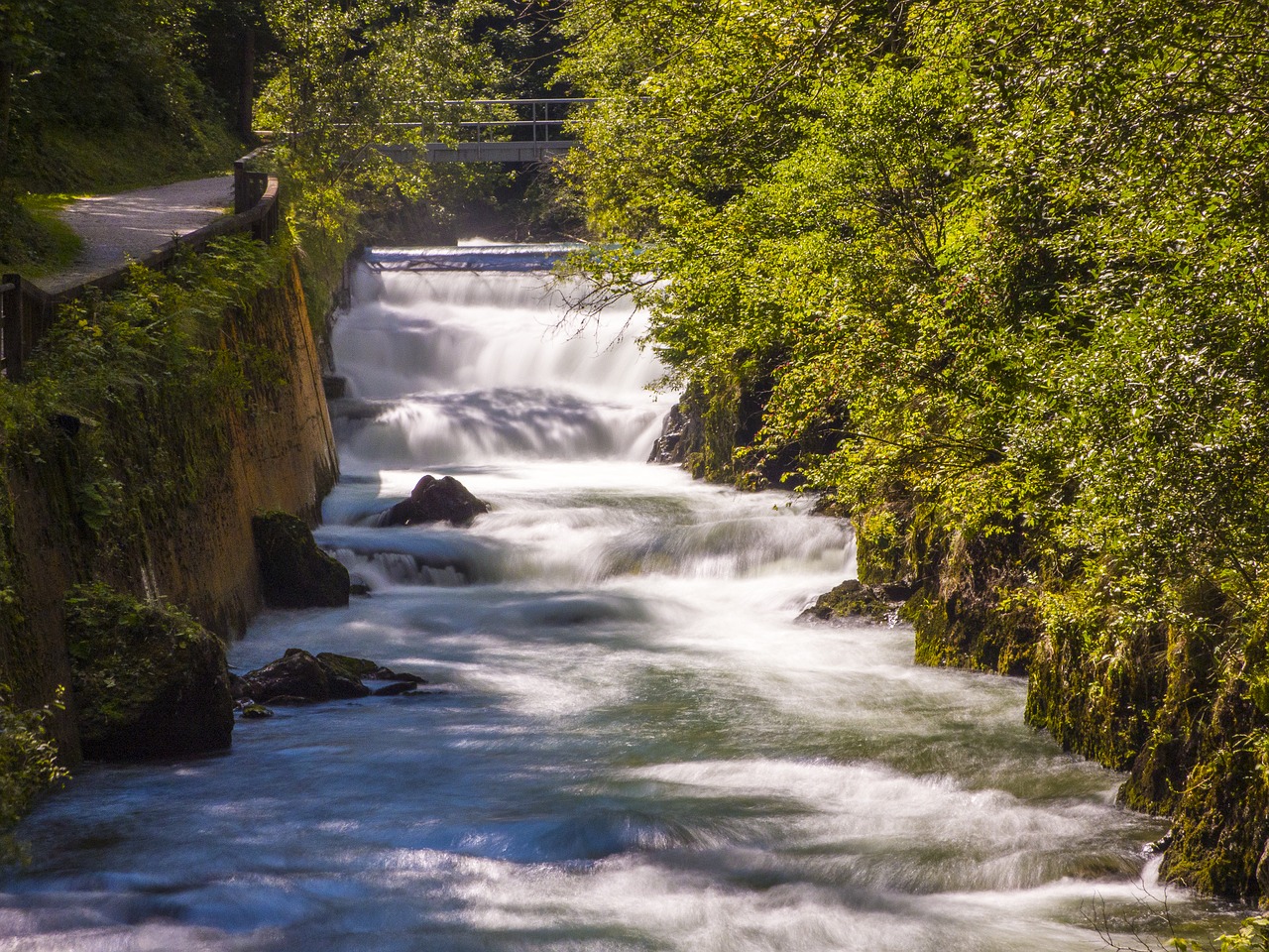 Image - waterfall schladming holiday water