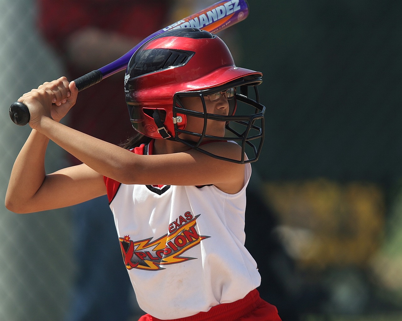 Image - softball batter female hitter