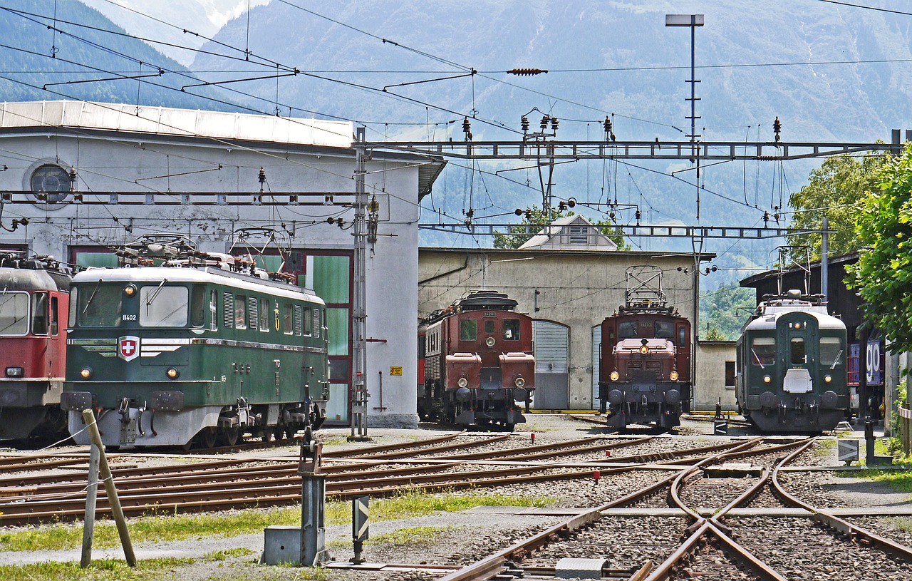 Image - sbb historic depot of erstfeld uri