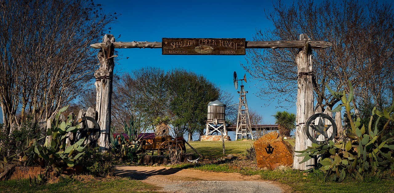 Image - texas ranch farm hdr entrance