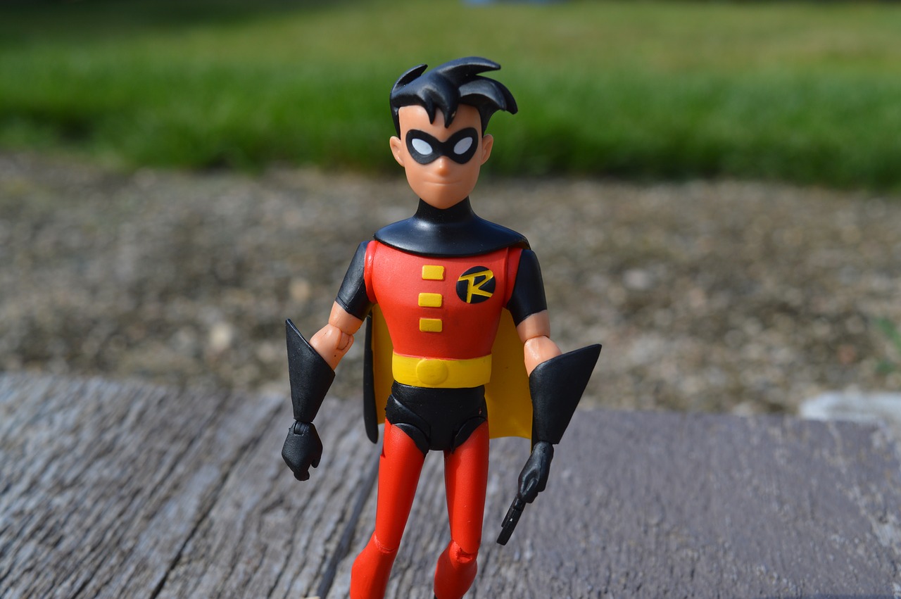 Image - superhero robin hero action figure