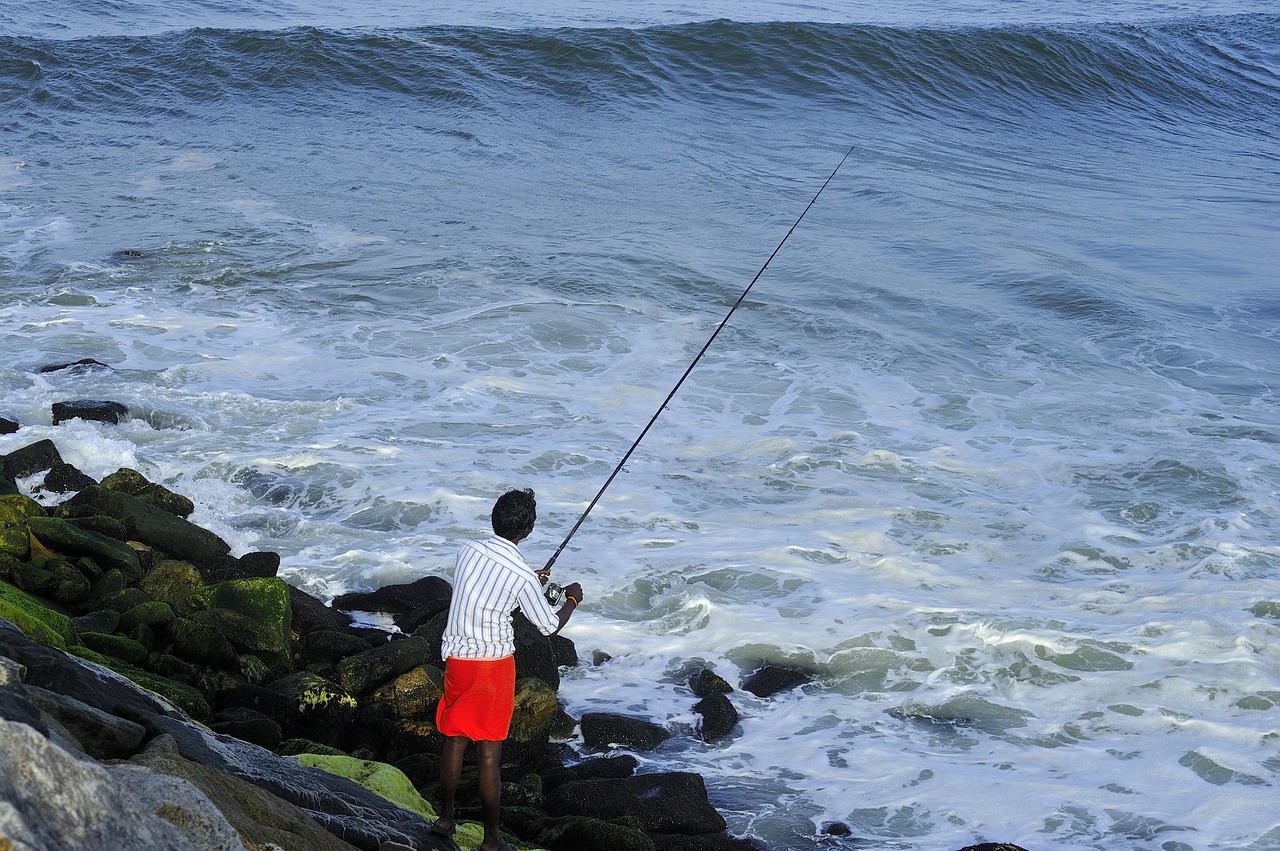 Image - fishing perumathura beach trivandrum