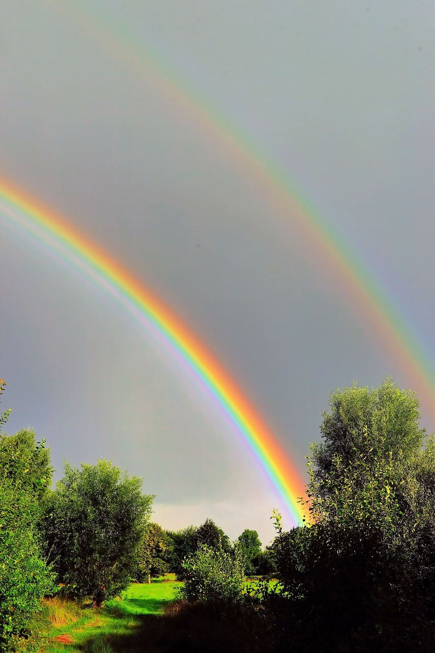 Image - sunrise rainbow good morning