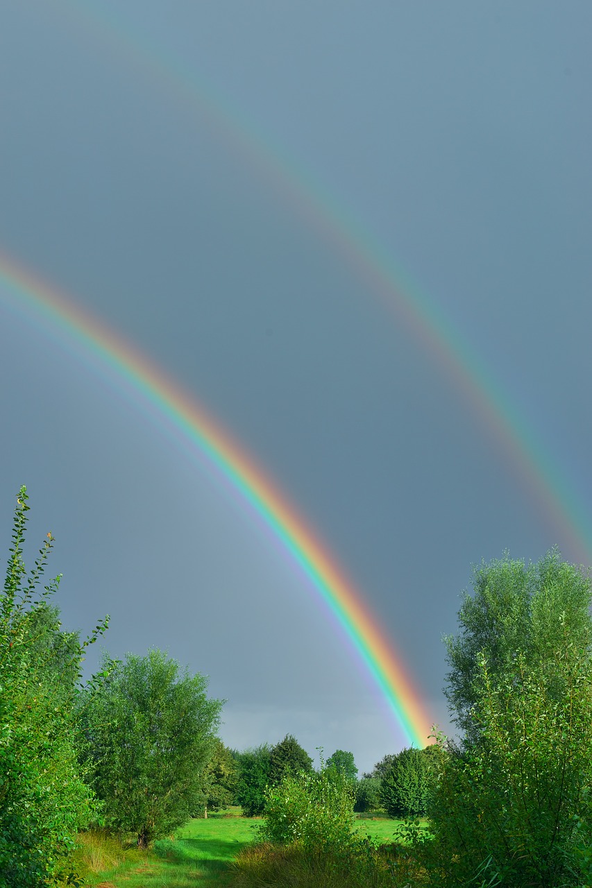 Image - sunrise rainbow good morning