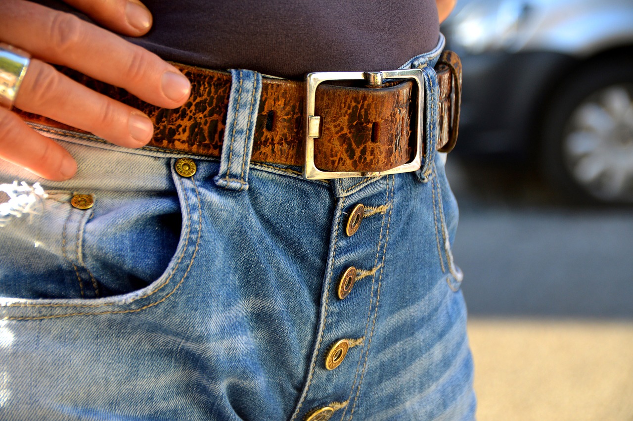 Image - belts buckle jeans buttons brass