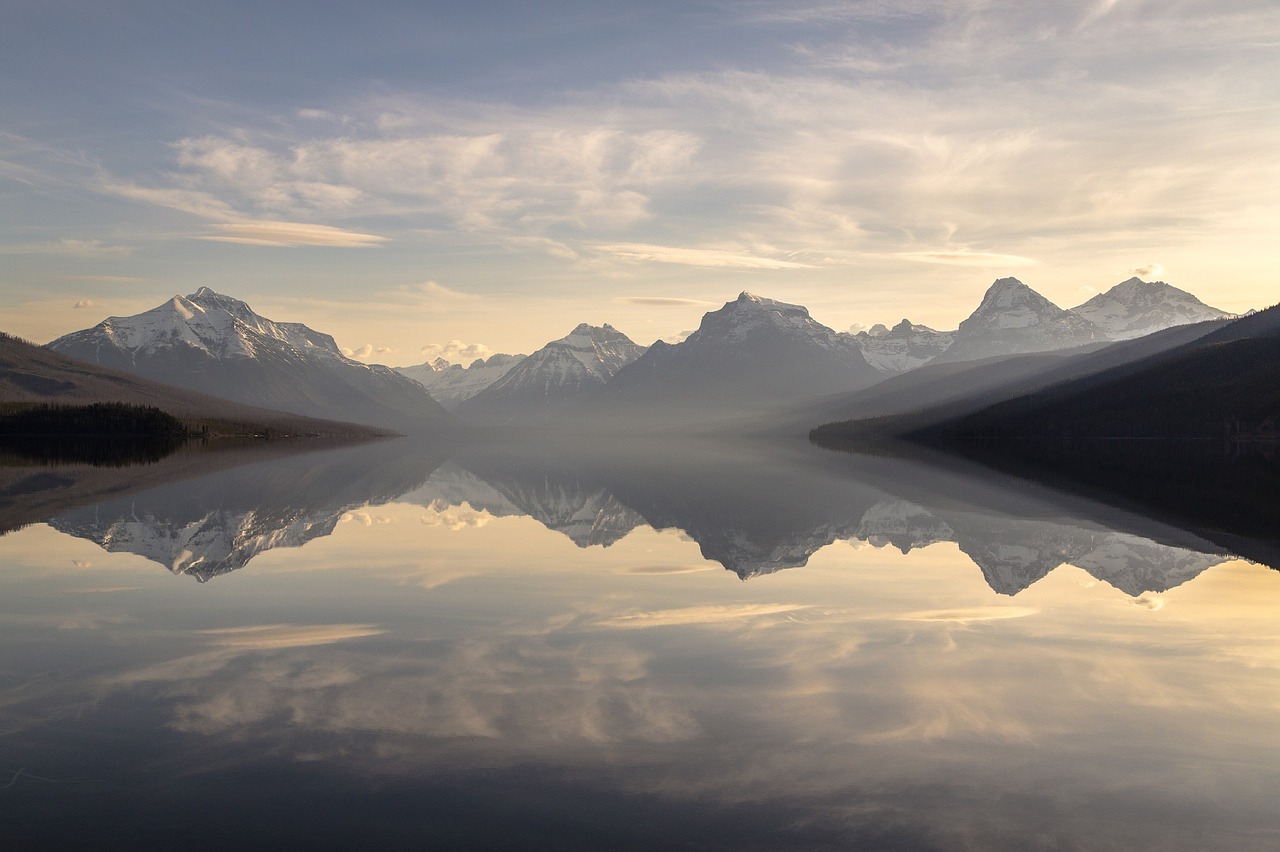 Image - lake mcdonald landscape panorama