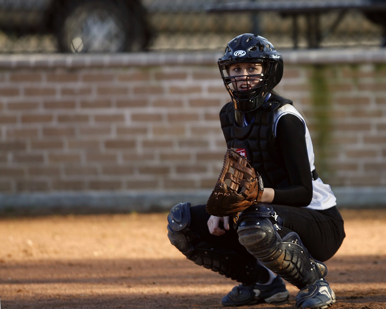 Image - softball catcher player sport