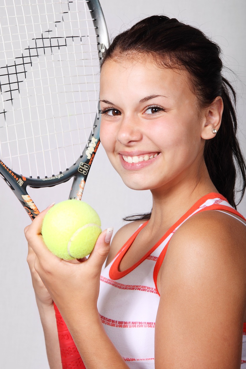 Image - tennis sports girl fitness ball