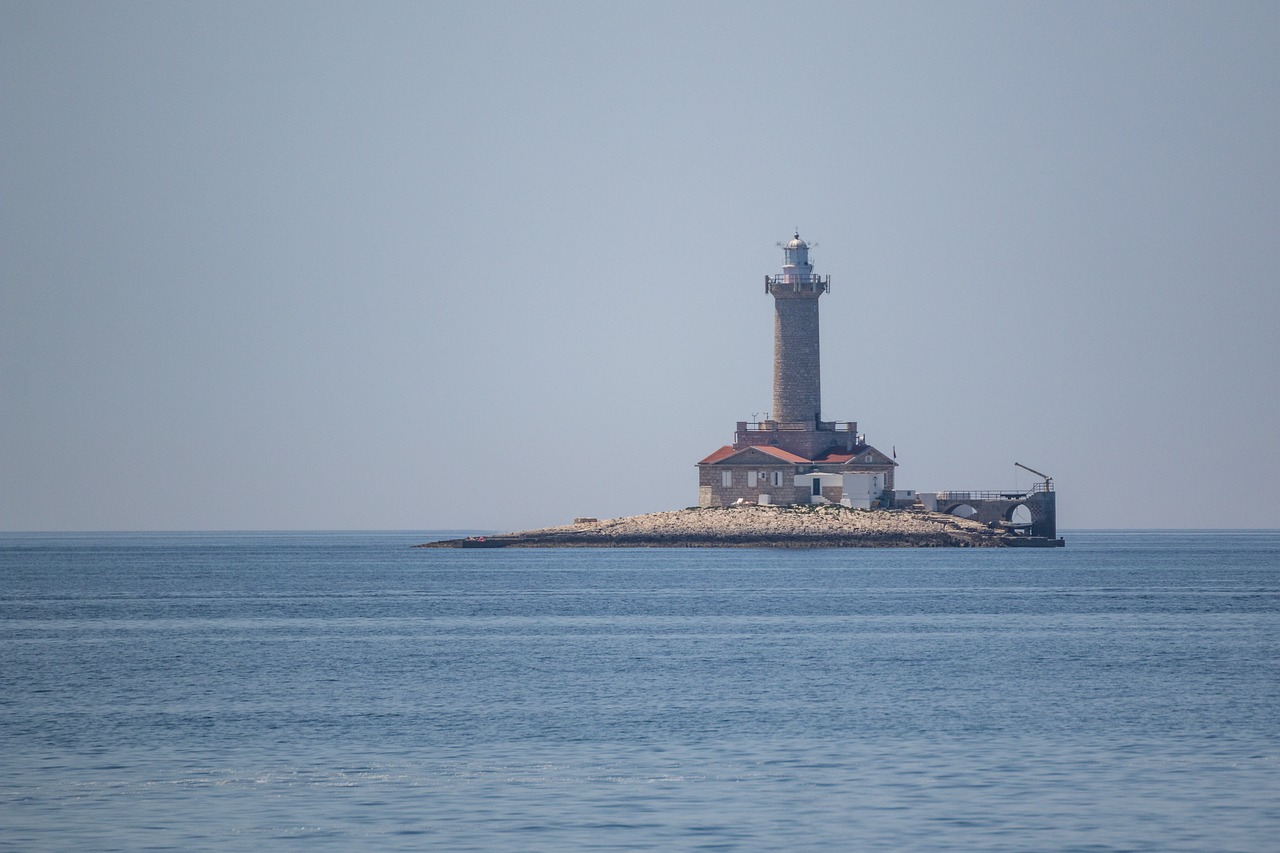 Image - lighthouse sea croatia water beach