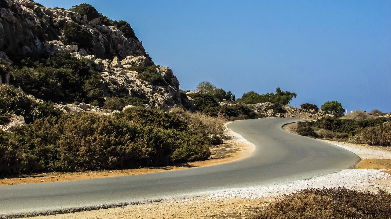 Image - road curve landscape scenery