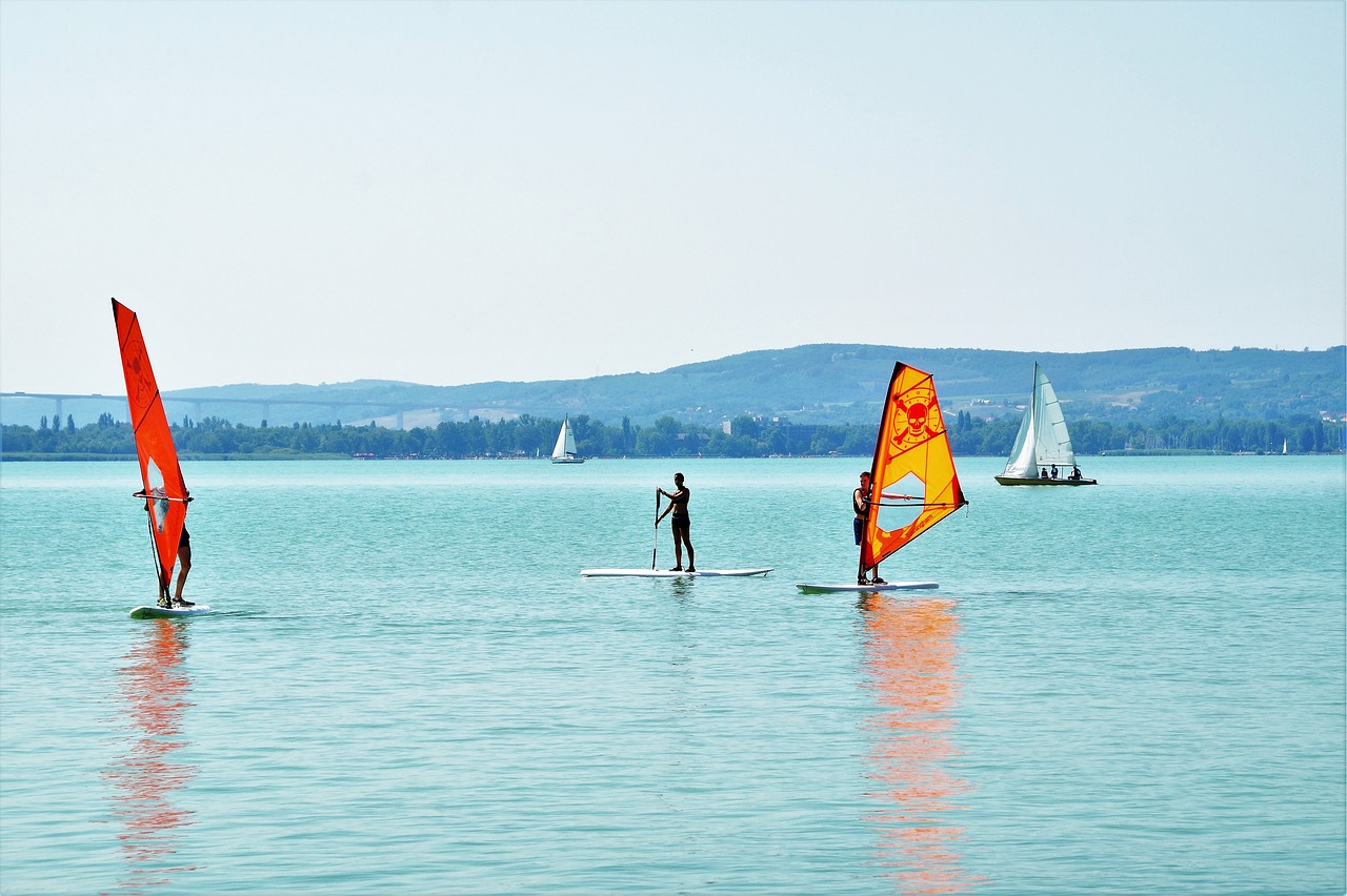 Image - windsurfing water sport sail summer