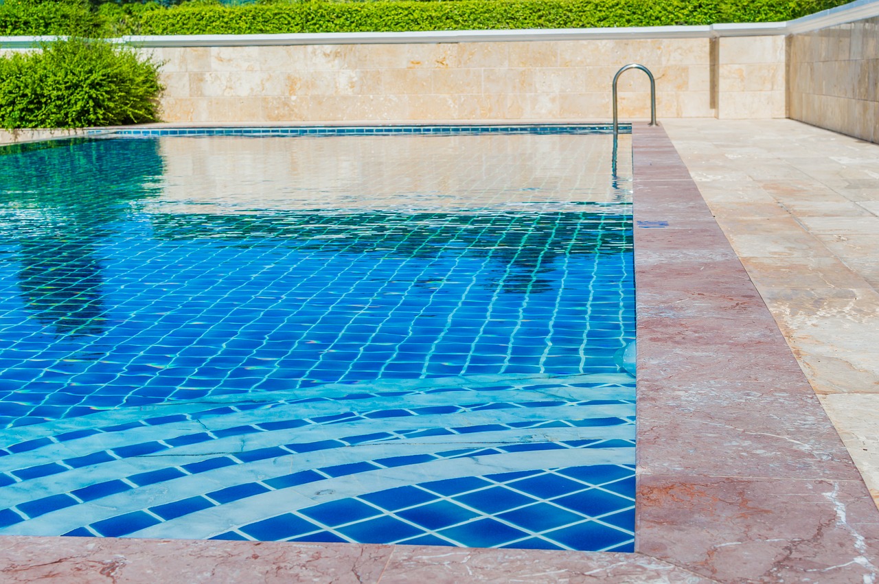 Image - pool blue swimming water color