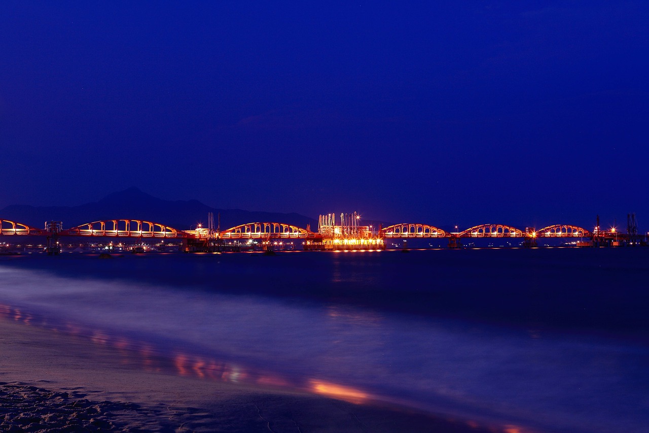 Image - light oil pipeline beach