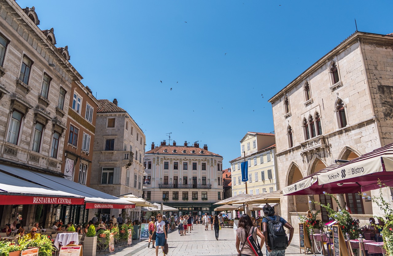 Image - split croatia sky blue tourism