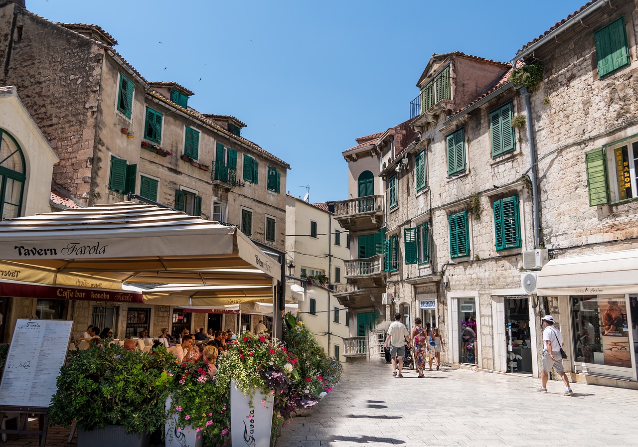 Image - split croatia sky blue tourism