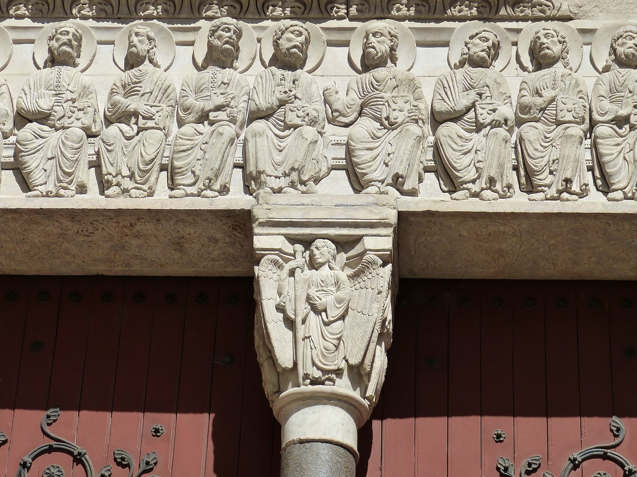 Image - arles cathedral facade france