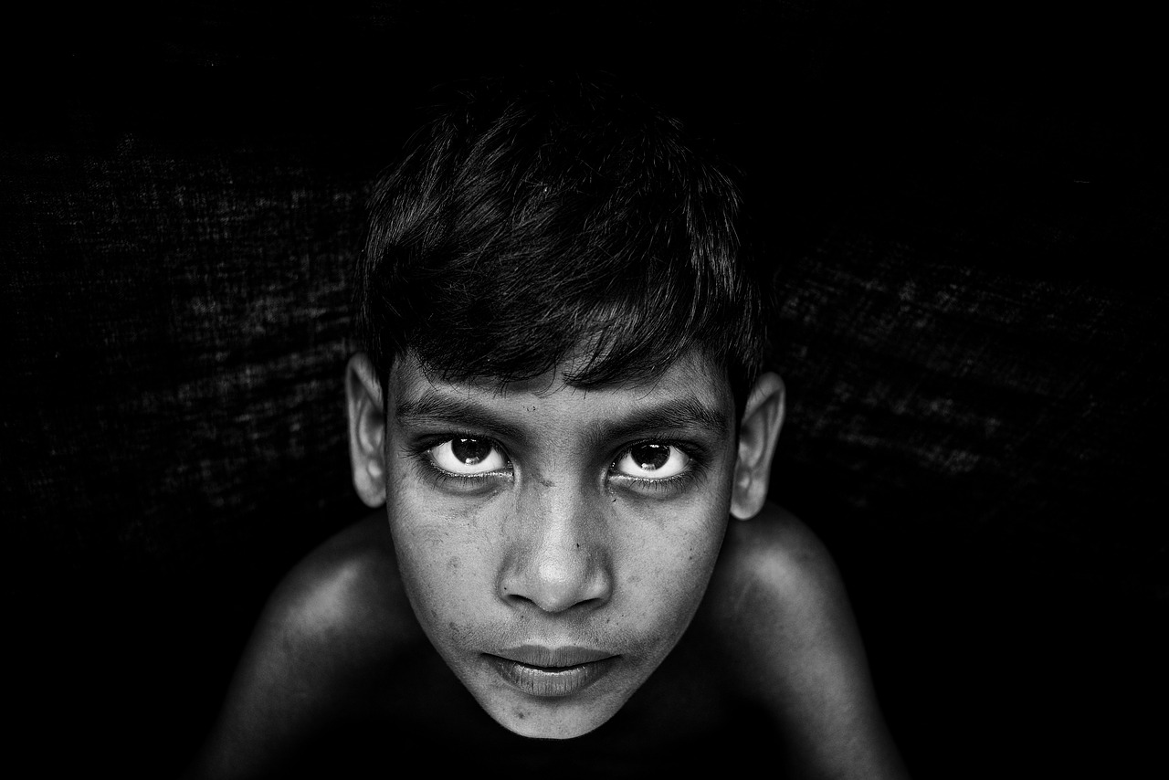 Image - black and white photography face