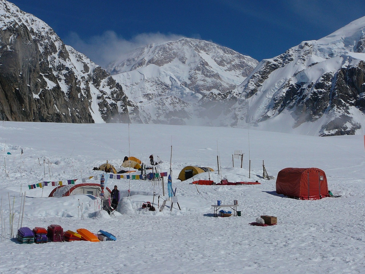 Image - mountaineering basecamp landscape