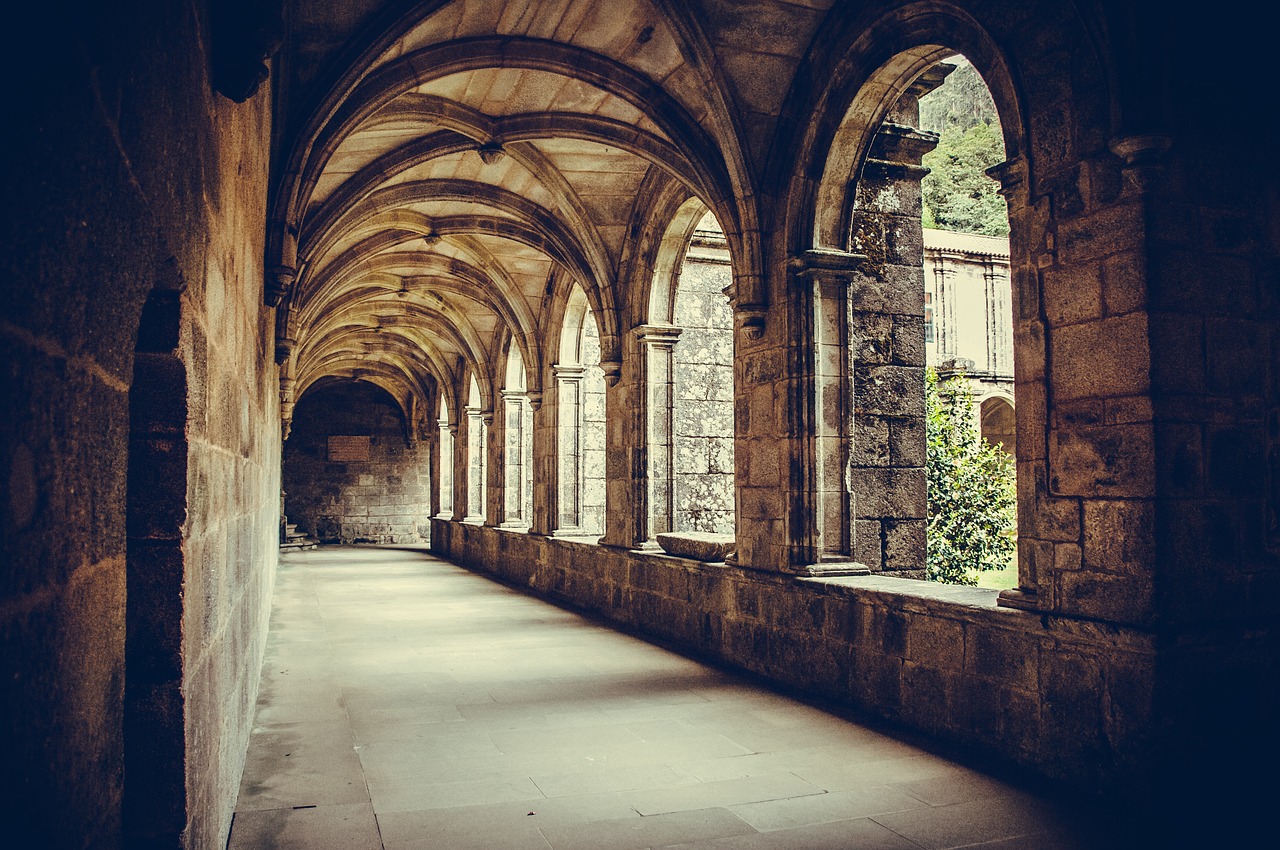 Image - cloister columns monastery