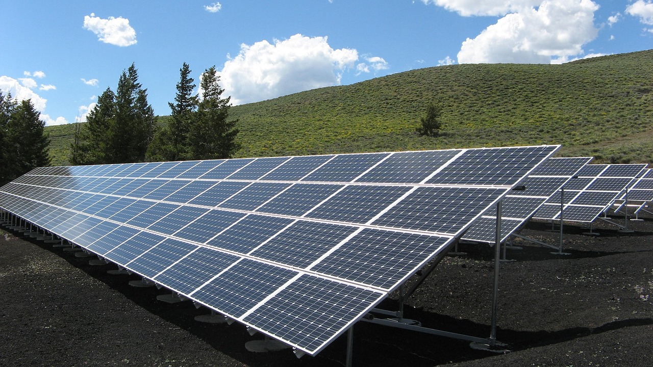 Image - solar panel array power sun