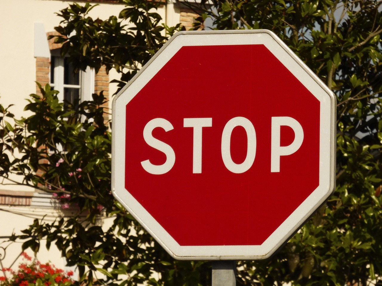 Image - stop panel traffic road road sign