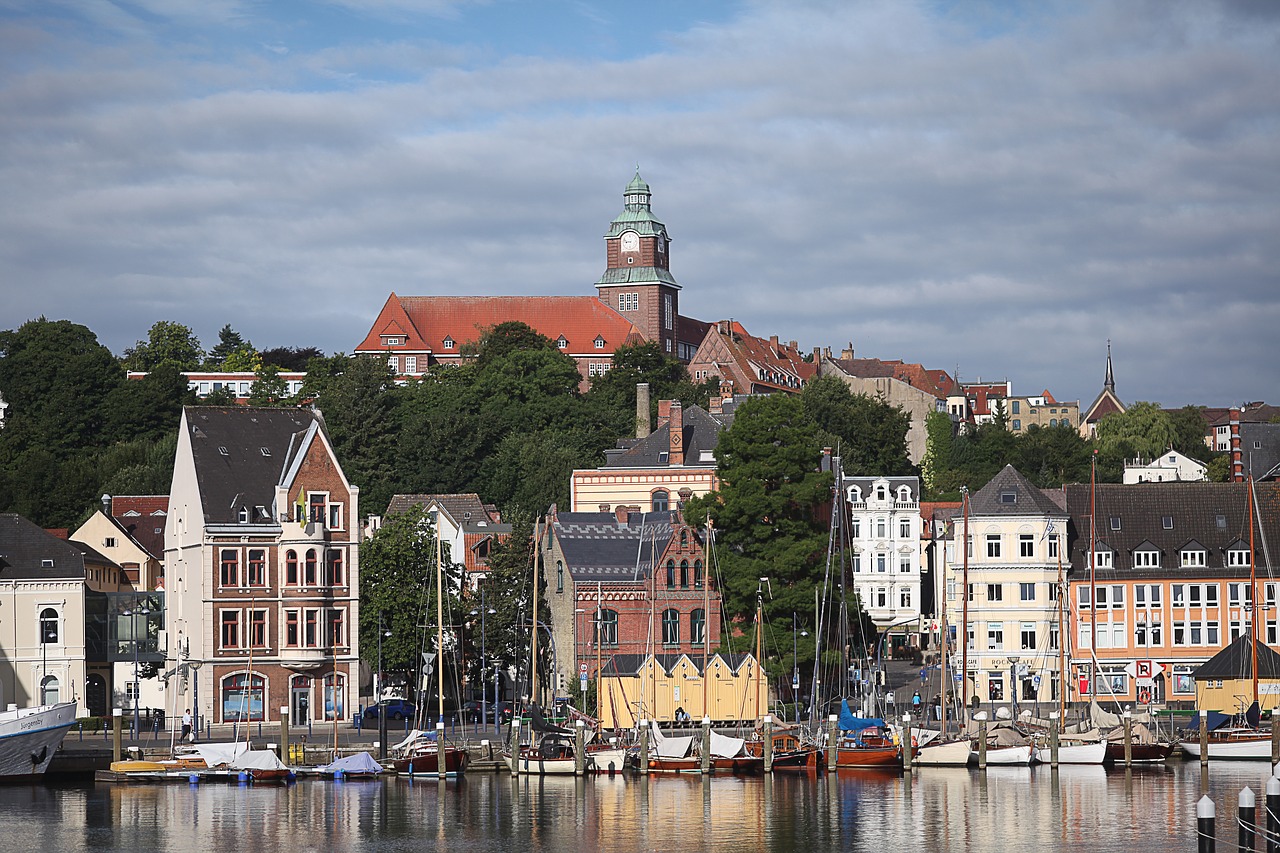 Image - summer port flensburg west bank