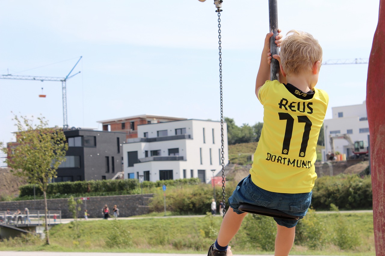 Image - child bvb rock air playground