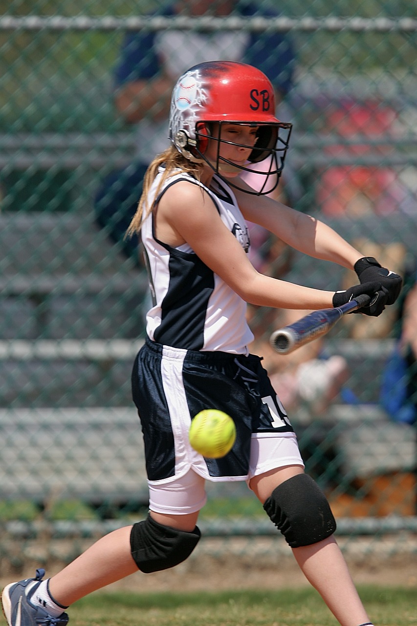 Image - softball batter female game