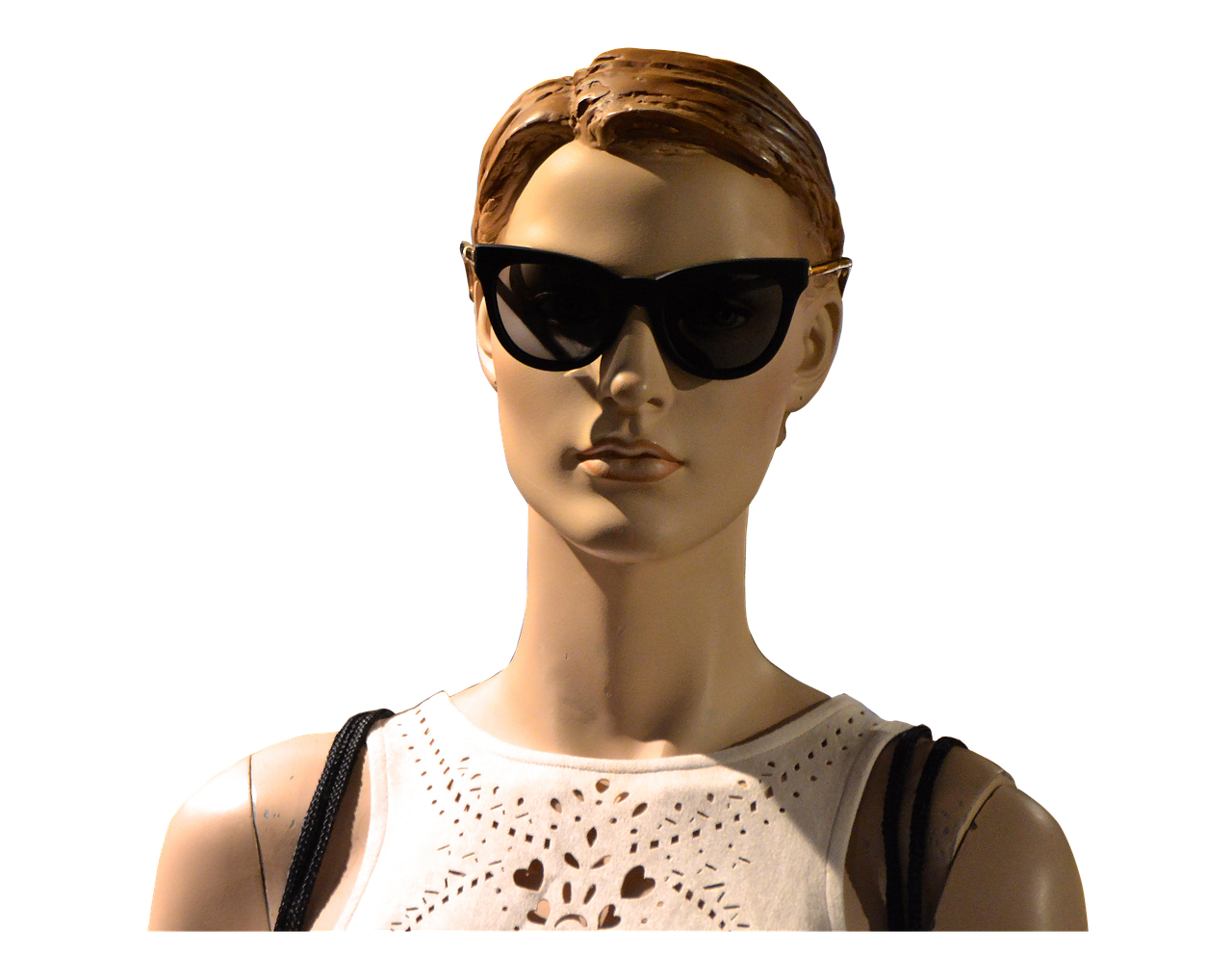 Image - face fashion display dummy head