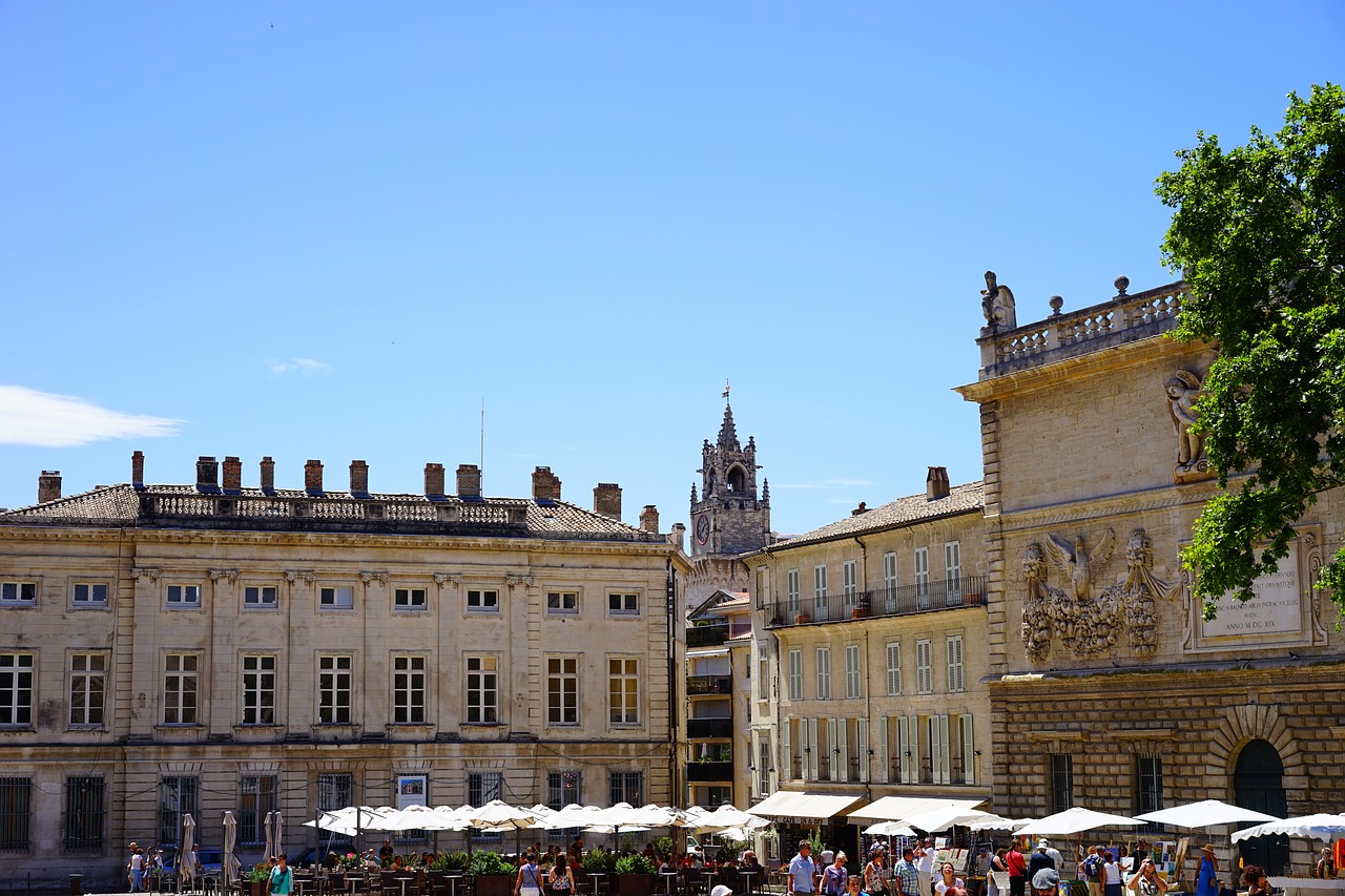 Image - avignon city life market mint