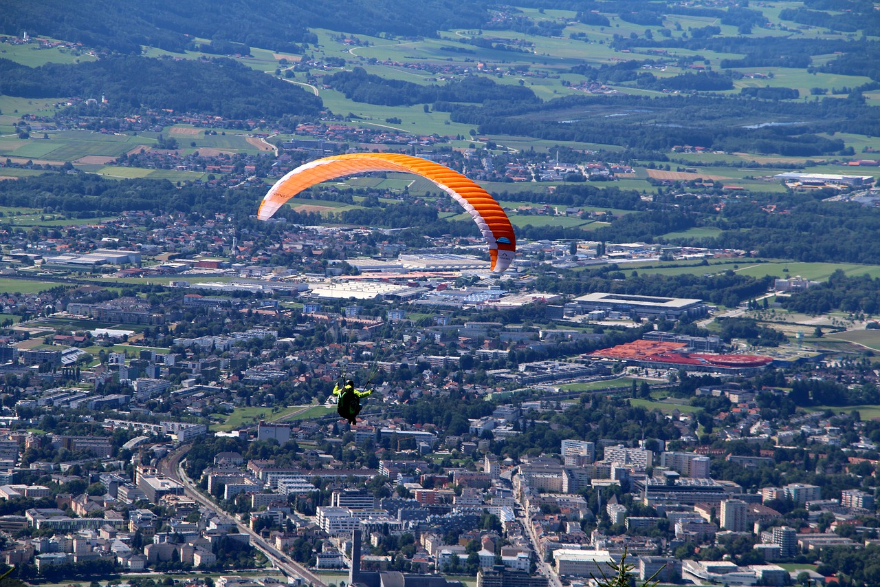 Image - salzburg gaisberg paraglider