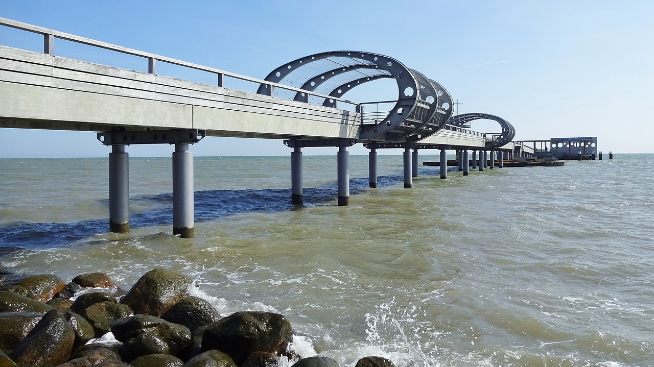 Image - sea bridge baltic sea