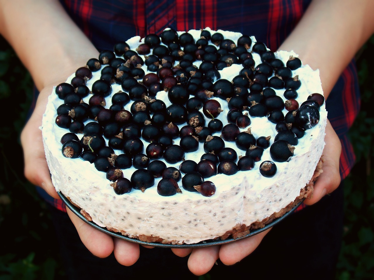 Image - a cake currant fresh pie fruit