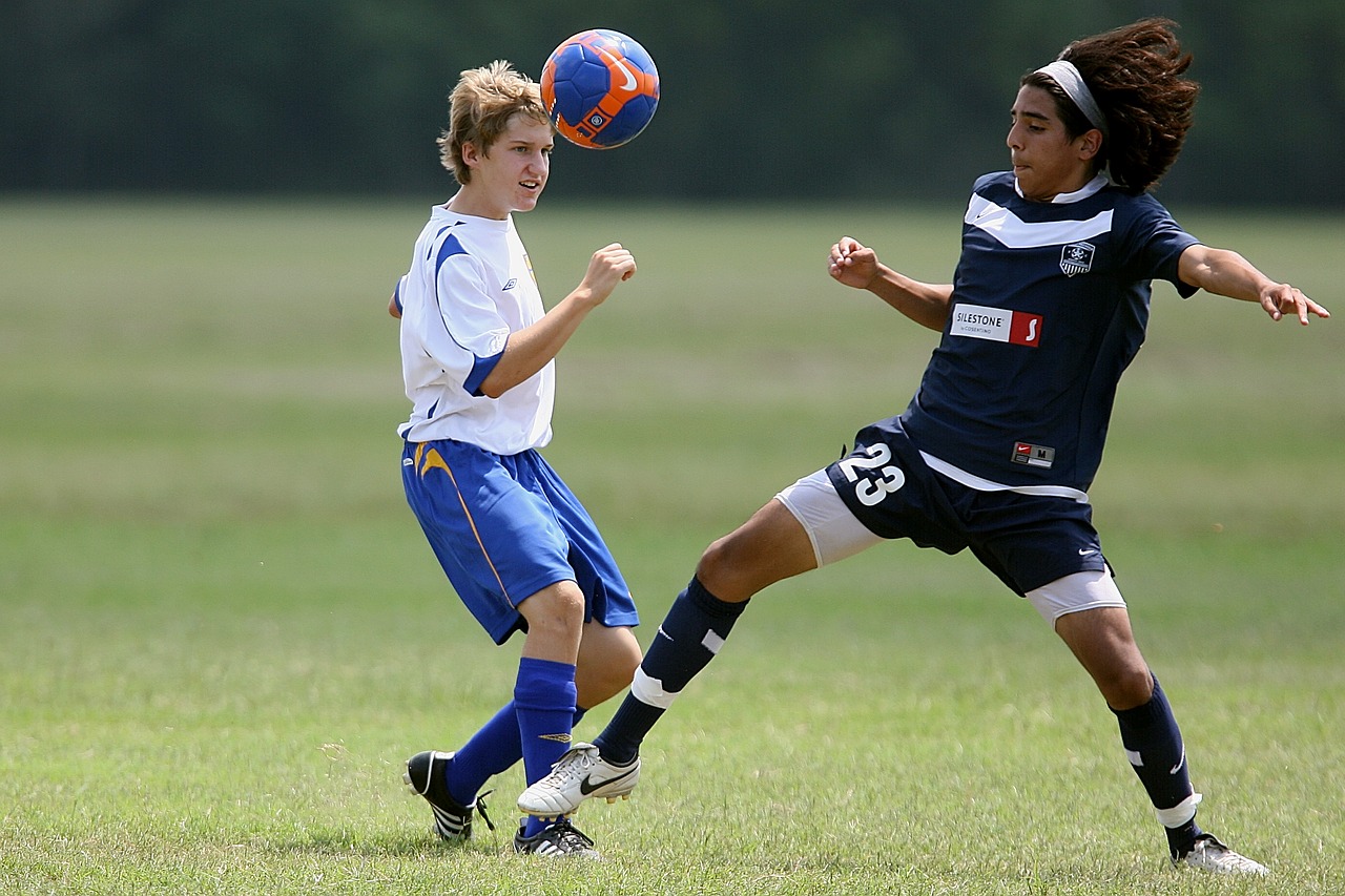 Image - soccer football player ball action