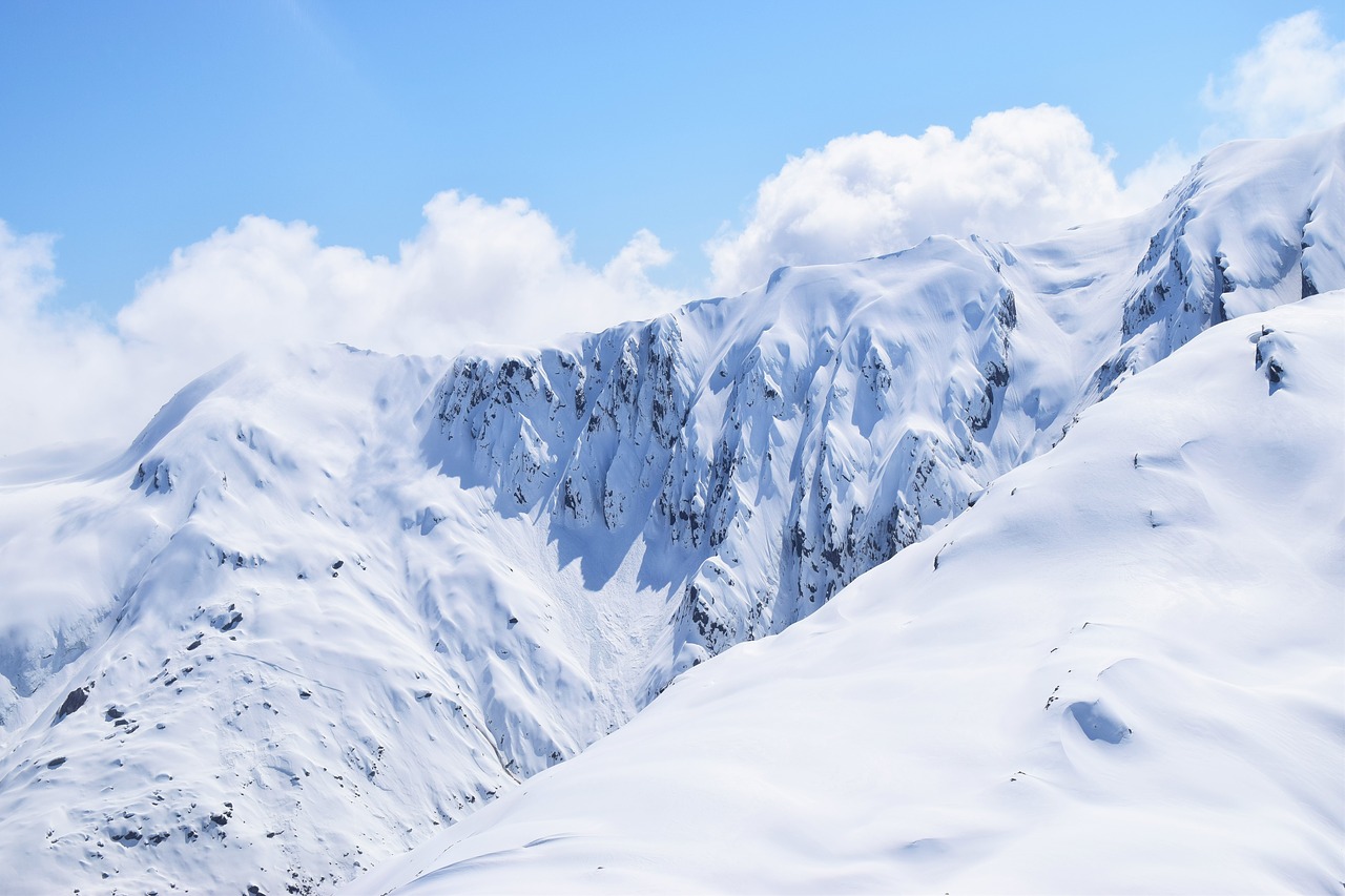 Image - mountains snowy peaks mountain top