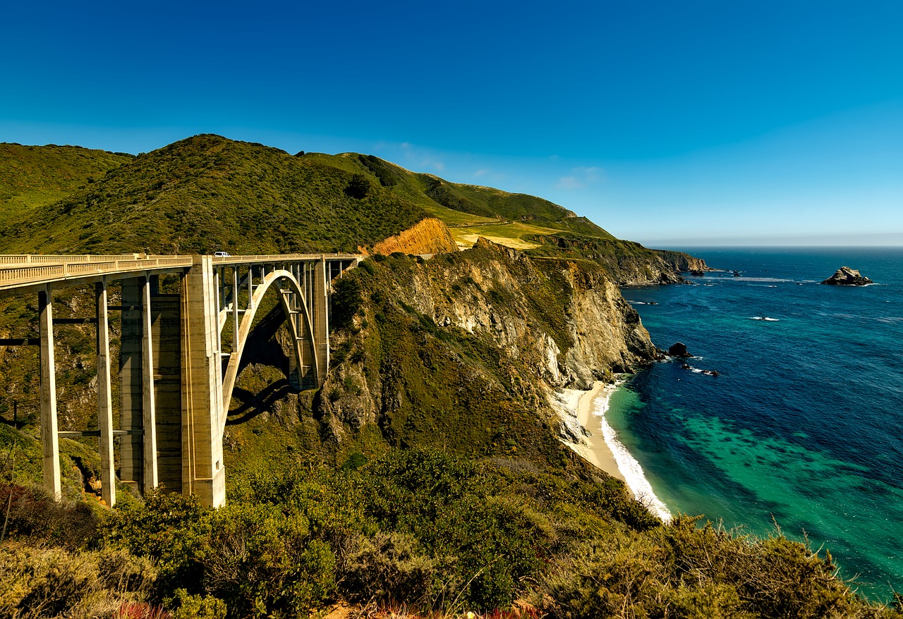 Image - pacific coast highway travel sea