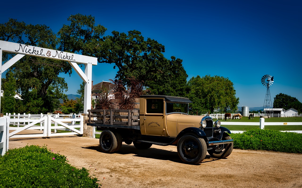 Image - winery farm california horses