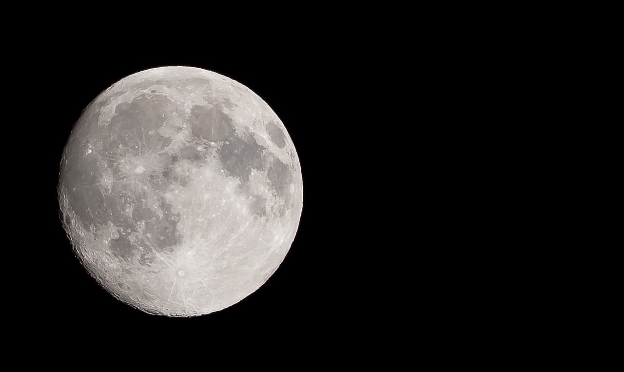 Image - moon sky peace astronomy night