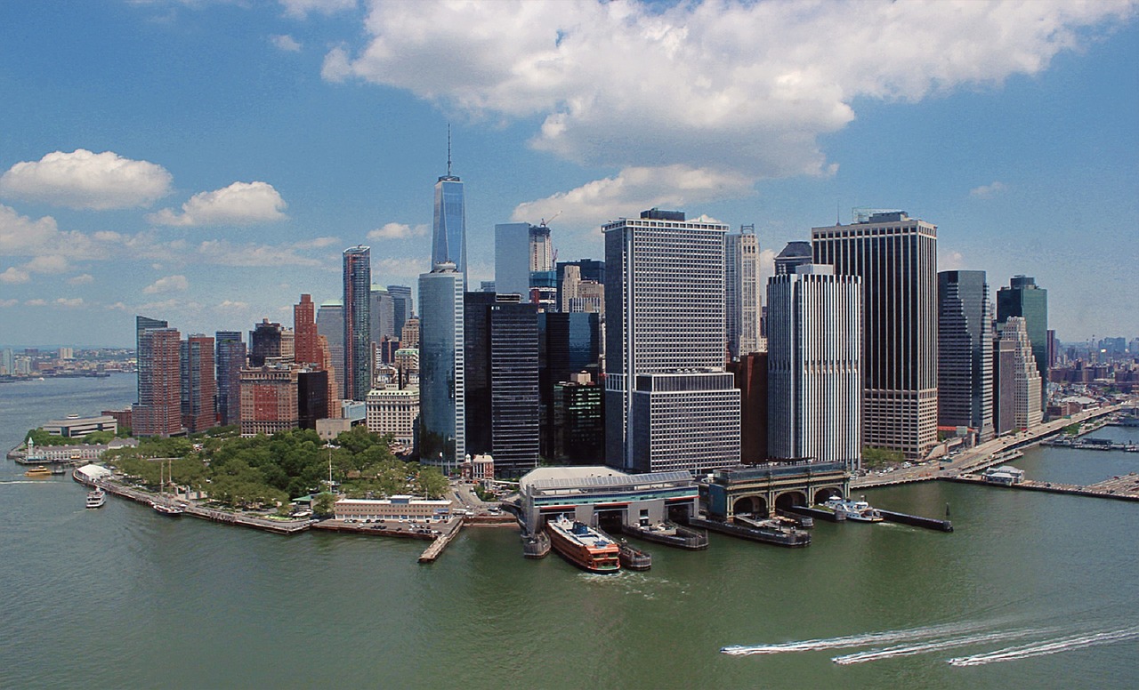 Image - cityscape manhattan skyline view