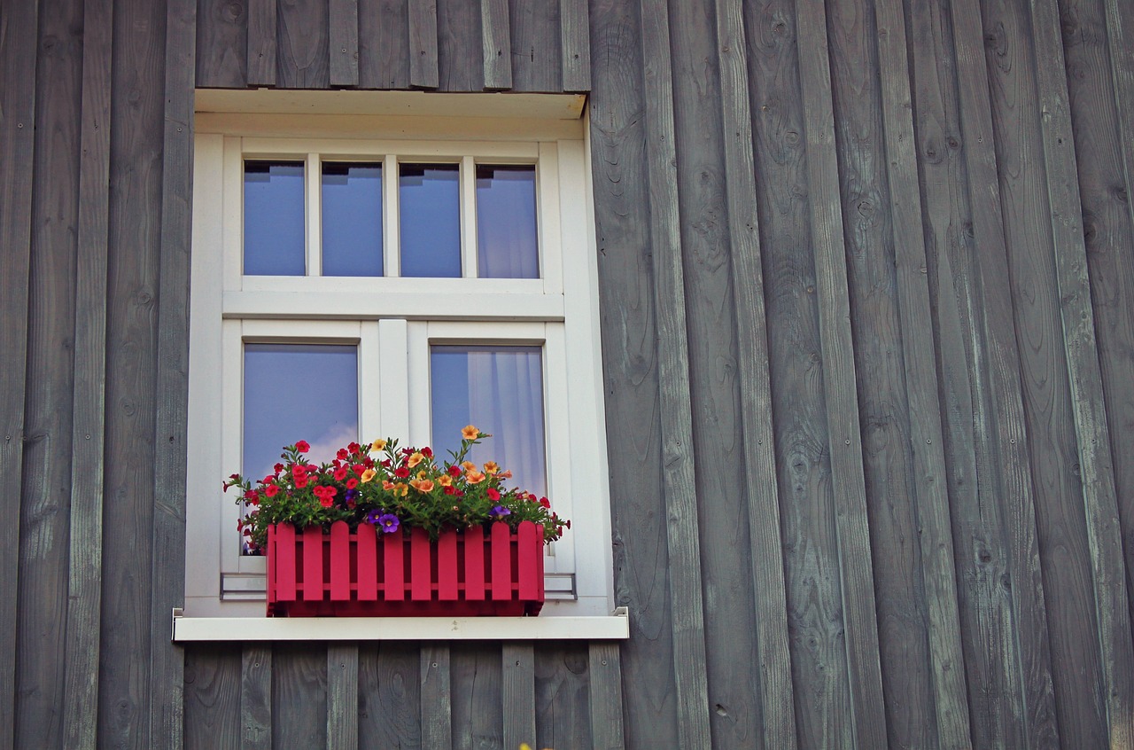 Image - window lattice windows facade home