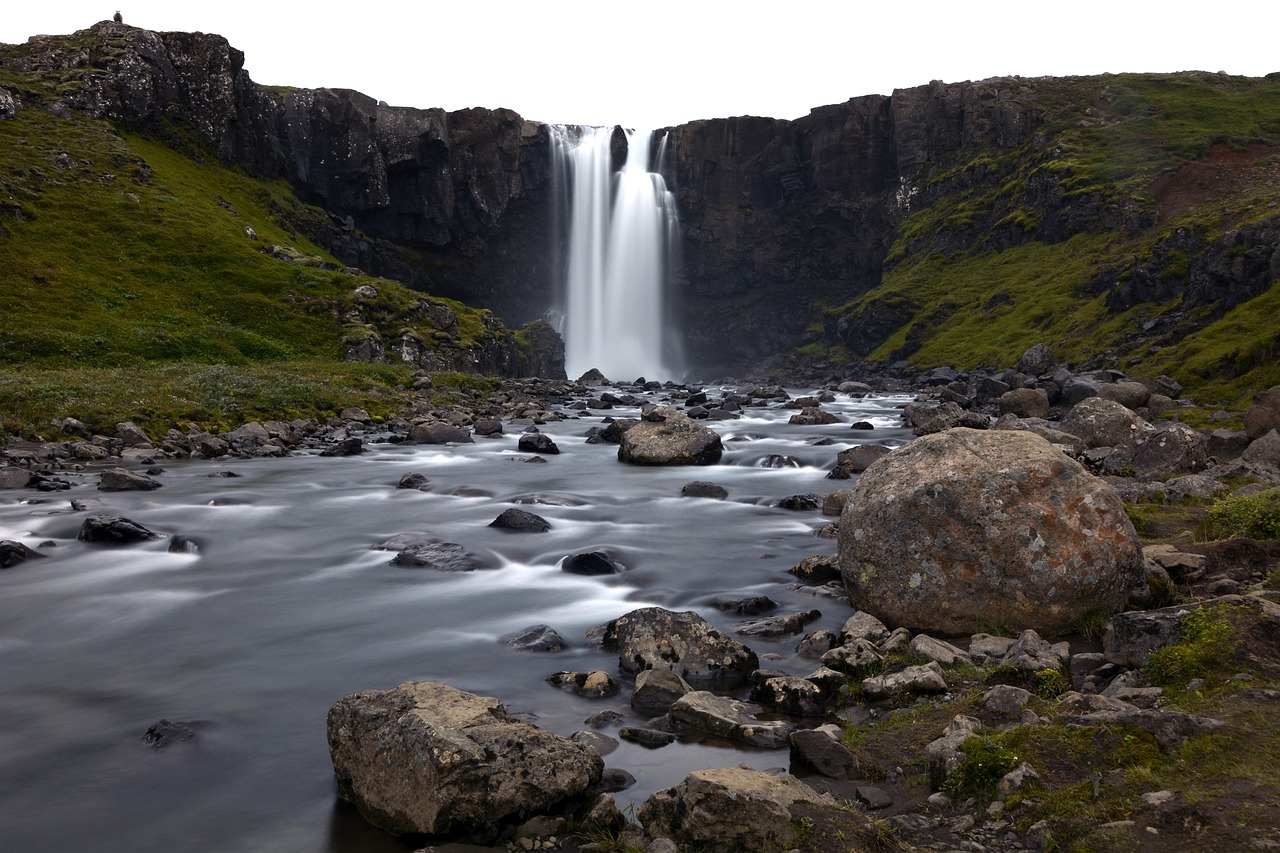 Image - gufufoss waterfall seyðisfjörður