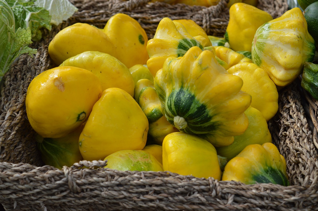 Image - squash peppers yellow vegetables