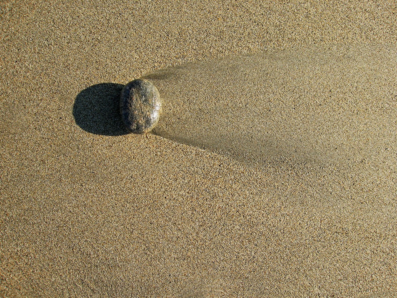 Image - pebble sand beach seaside tide