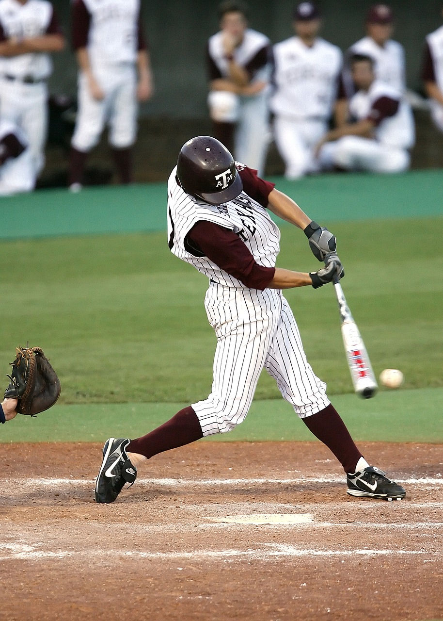 Image - baseball batter hitting sport