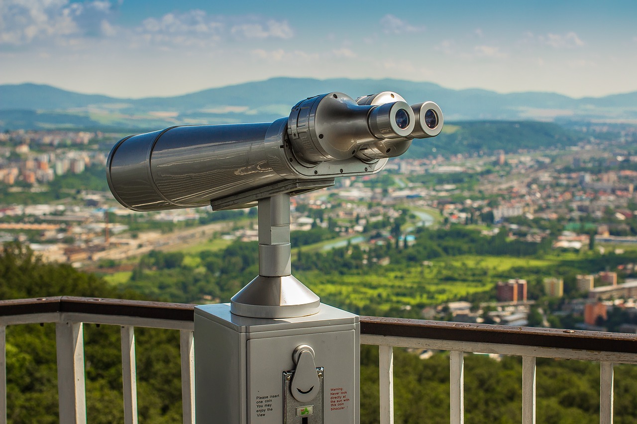 Image - binoculars gazebo panorama city