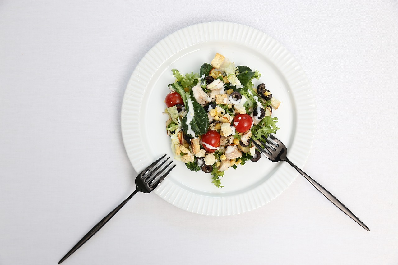 Image - salad food dining vegetable