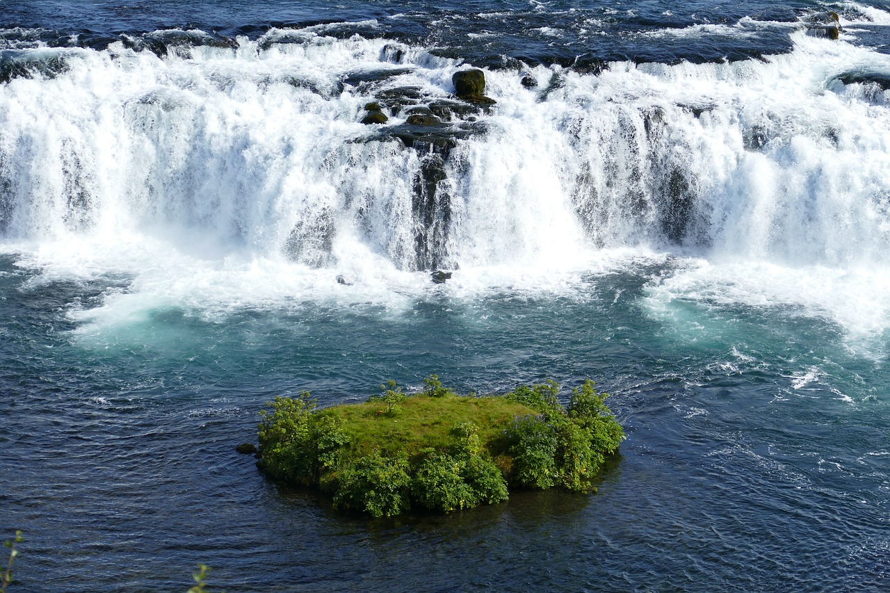 Image - iceland waterfall landscape river