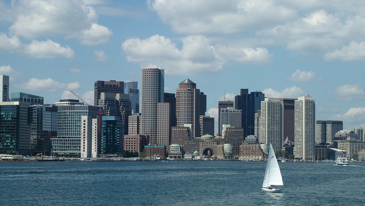 Image - boston usa america port city sky