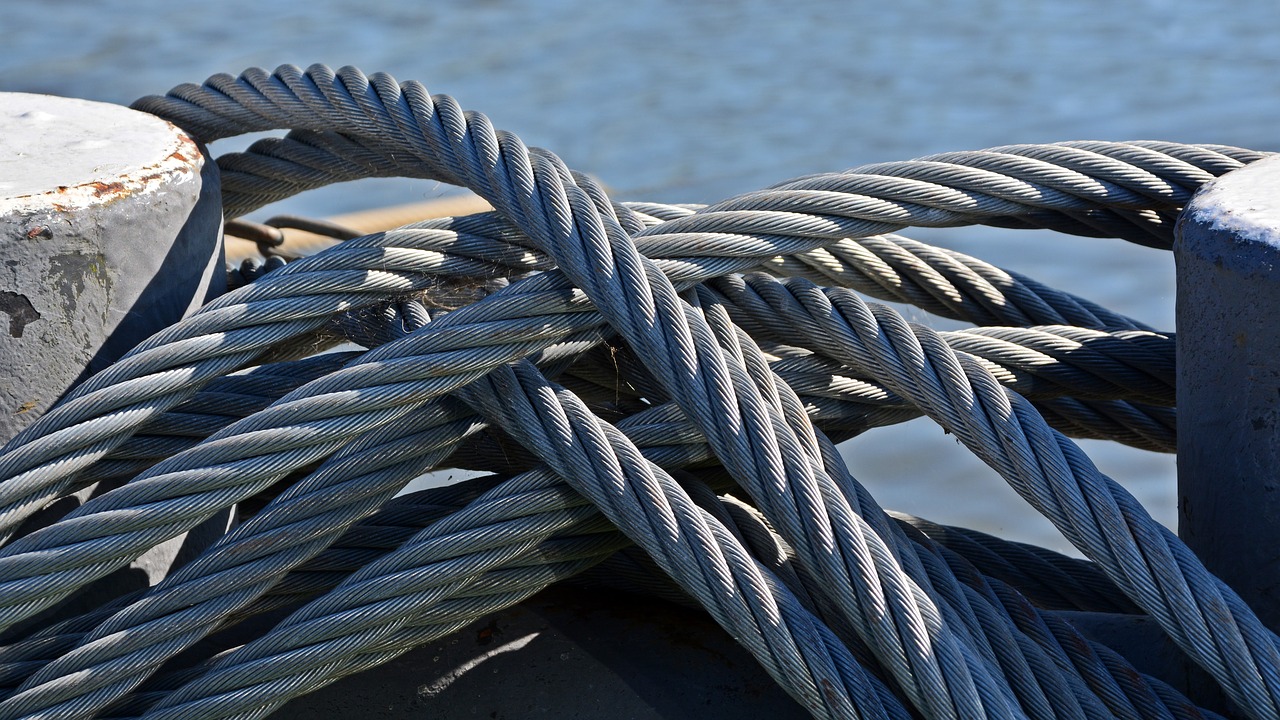 Image - rope knot steel cable secure