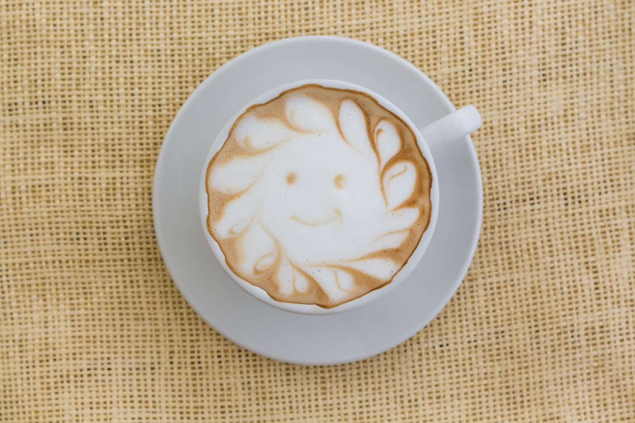 Image - cappuccino beverage in the morning